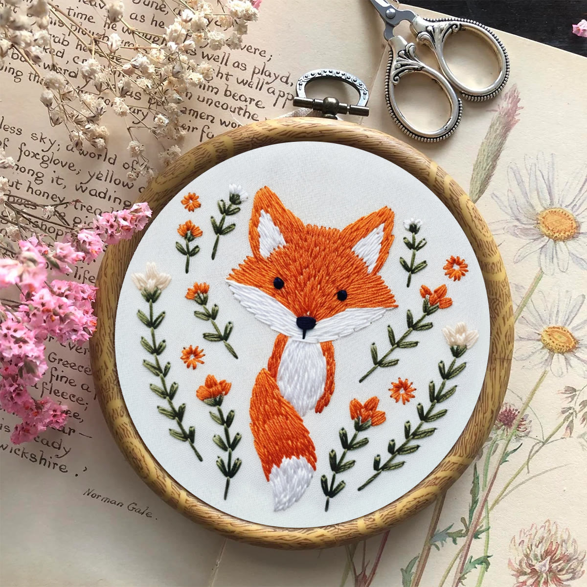 Rubbyoo Embroidery Kit -Stand Up Fox  - image 9