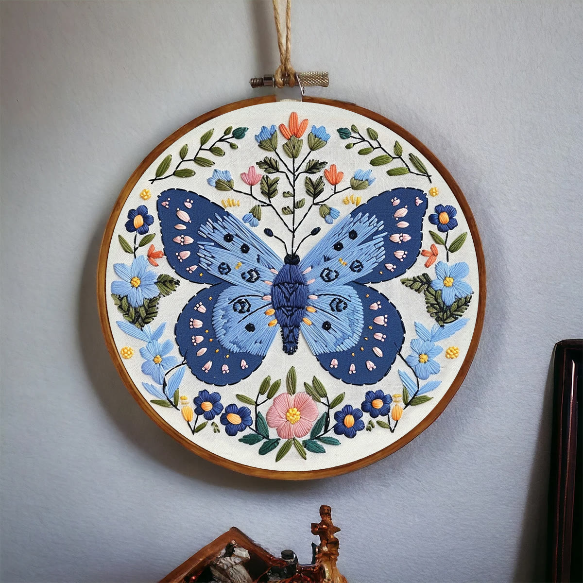 Rubbyoo Embroidery Kit - Blue Butterfly - image 5