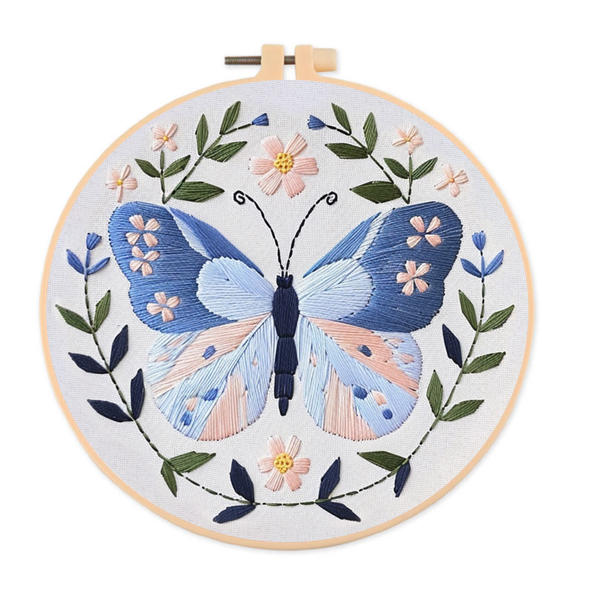 Rubbyoo Embroidery Kit -Light Blue Butterfly - image 1