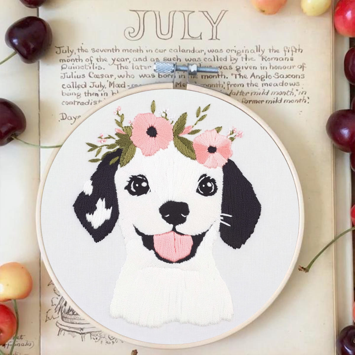 Rubbyoo Embroidery Kit -  Spotted Dog - image 3
