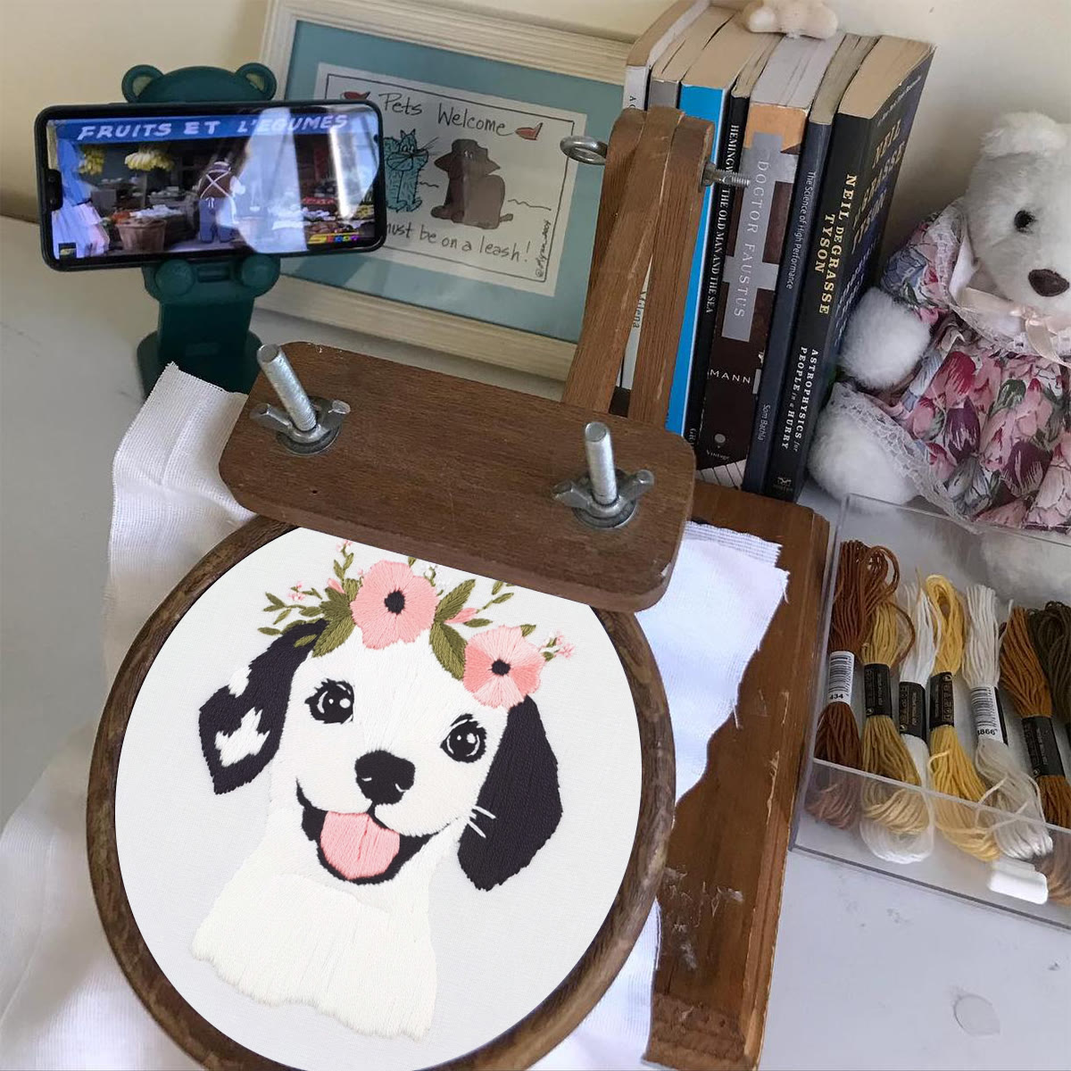 Rubbyoo Embroidery Kit -  Spotted Dog - image 5