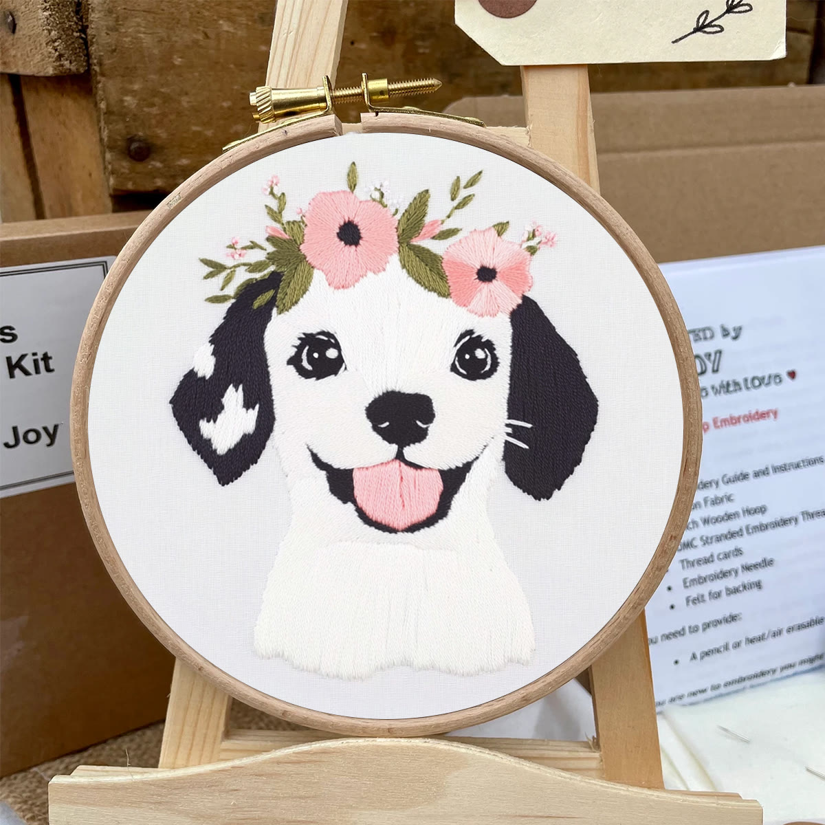 Rubbyoo Embroidery Kit -  Spotted Dog - image 6