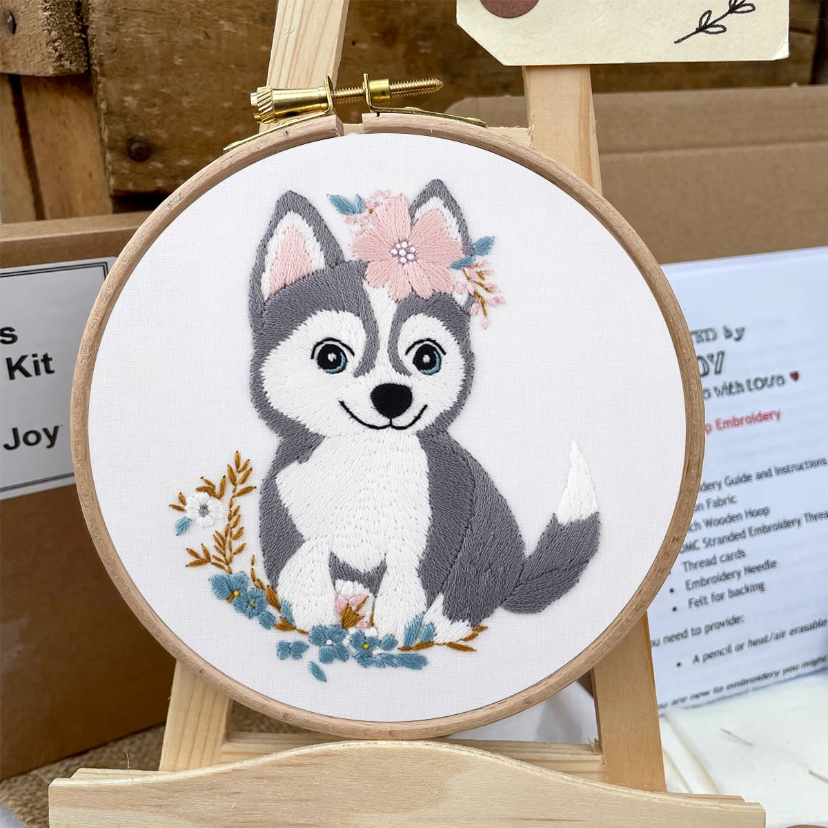 Rubbyoo Embroidery Kit -   Puppy Husky - image 6