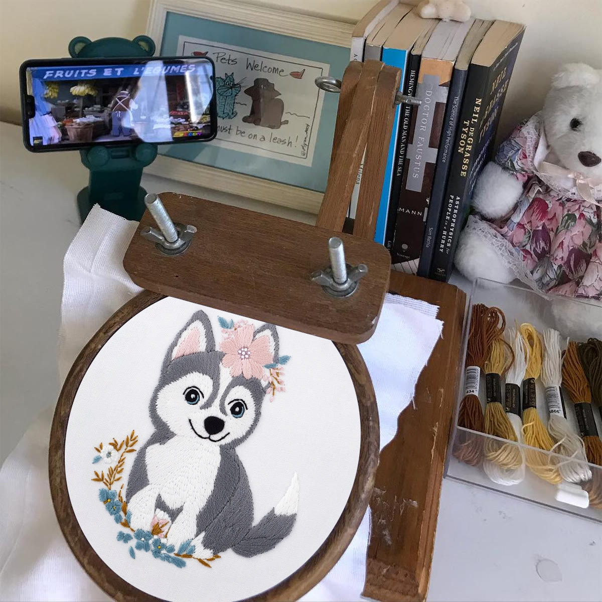 Rubbyoo Embroidery Kit -   Puppy Husky - image 5