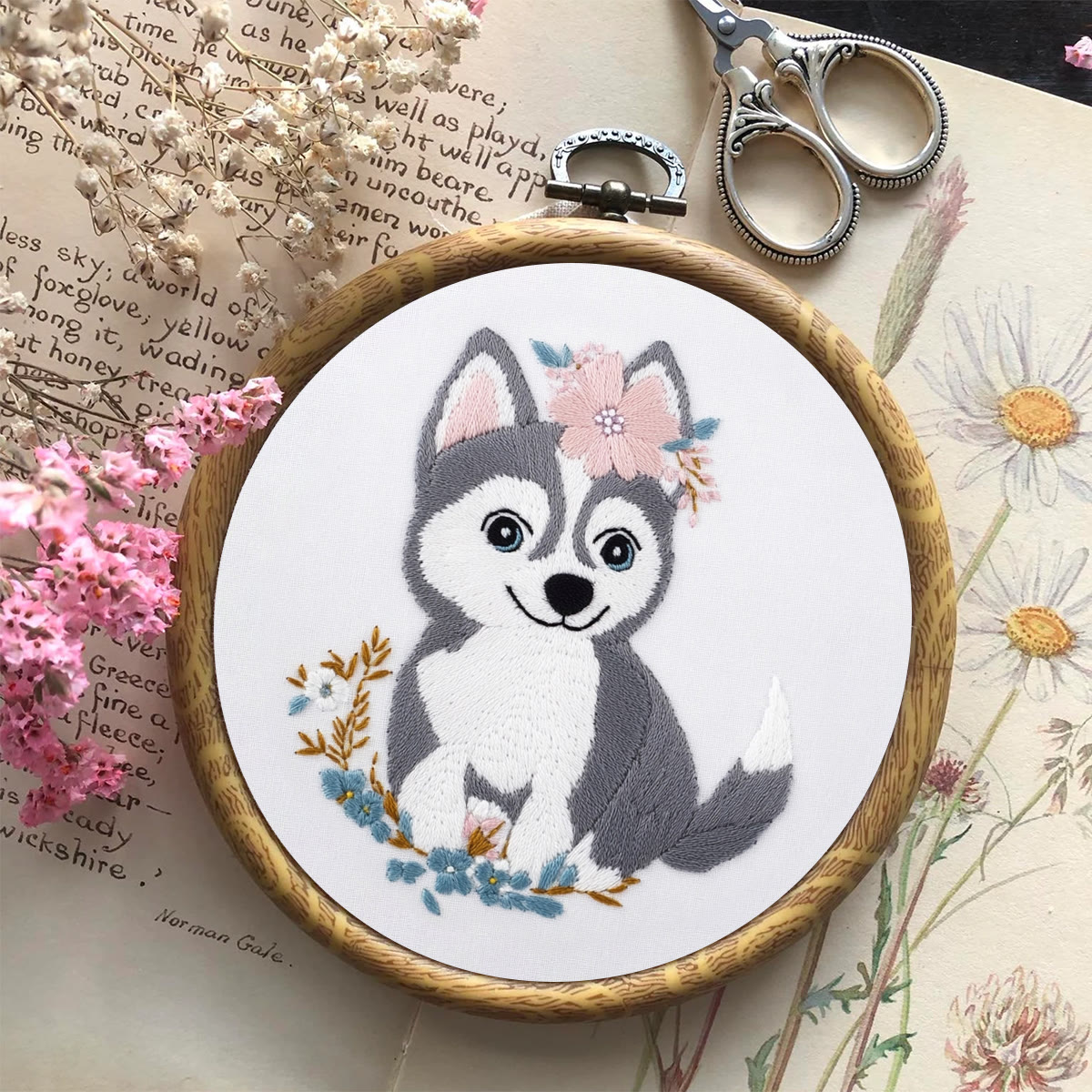 Rubbyoo Embroidery Kit -   Puppy Husky - image 9