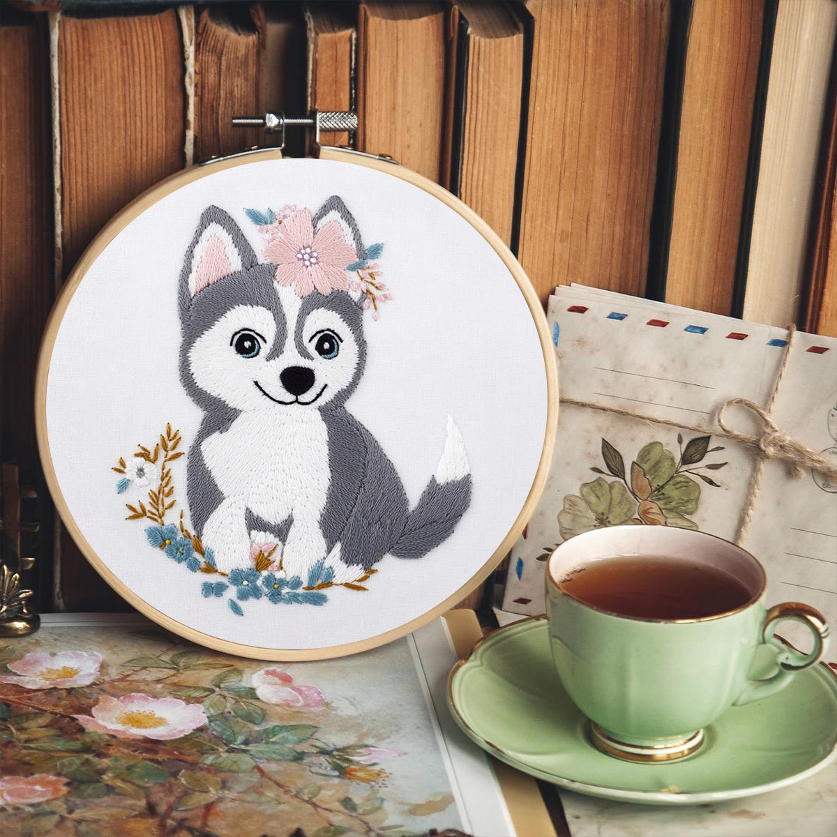 Rubbyoo Embroidery Kit -   Puppy Husky - image 7