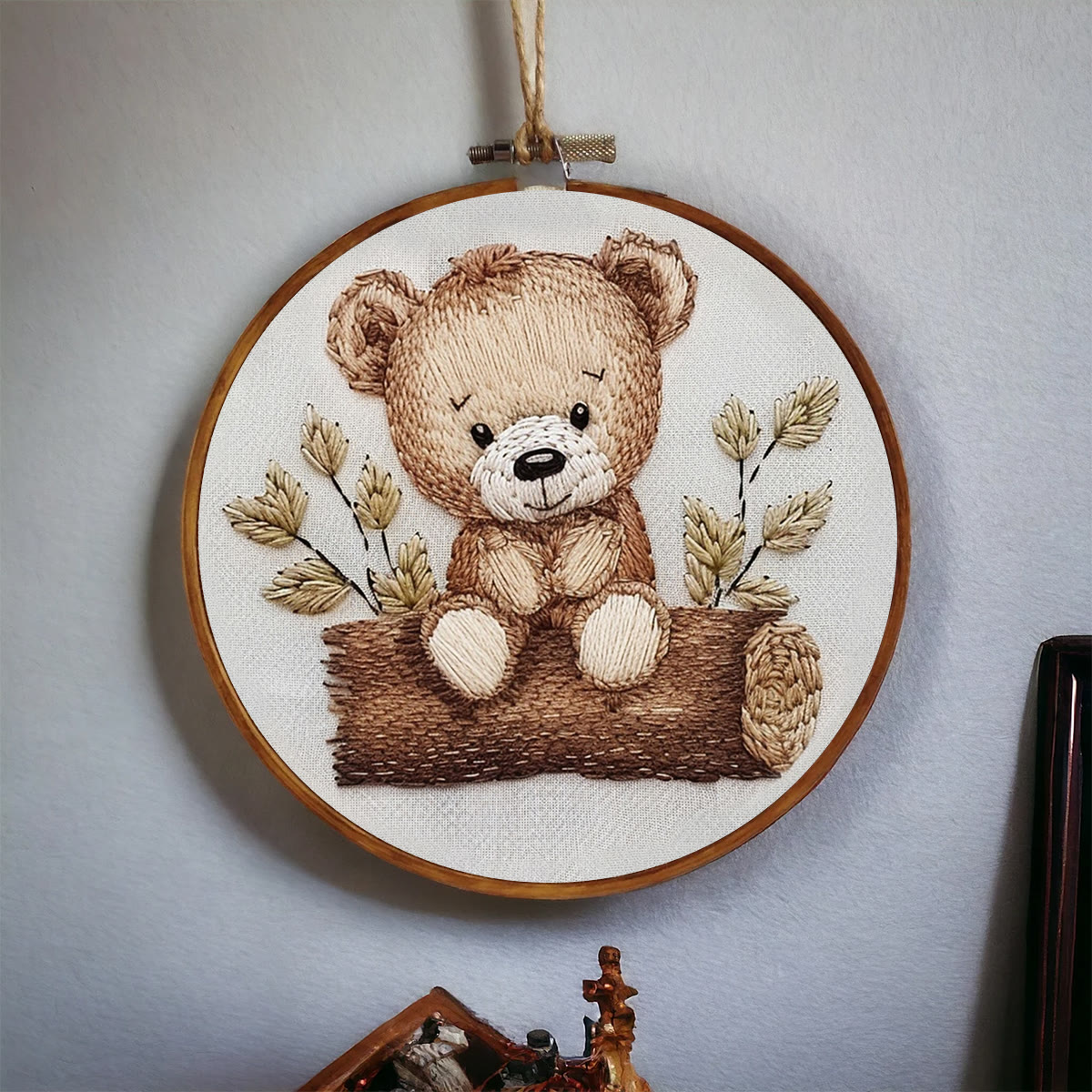 Rubbyoo Embroidery Kit - Little Sitting  Bear - image 5