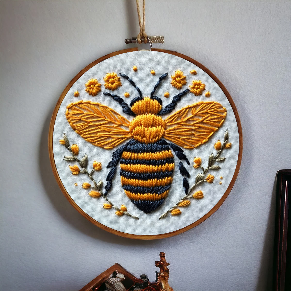 Rubbyoo Embroidery Kit - Cute Yellow Bee - image 4