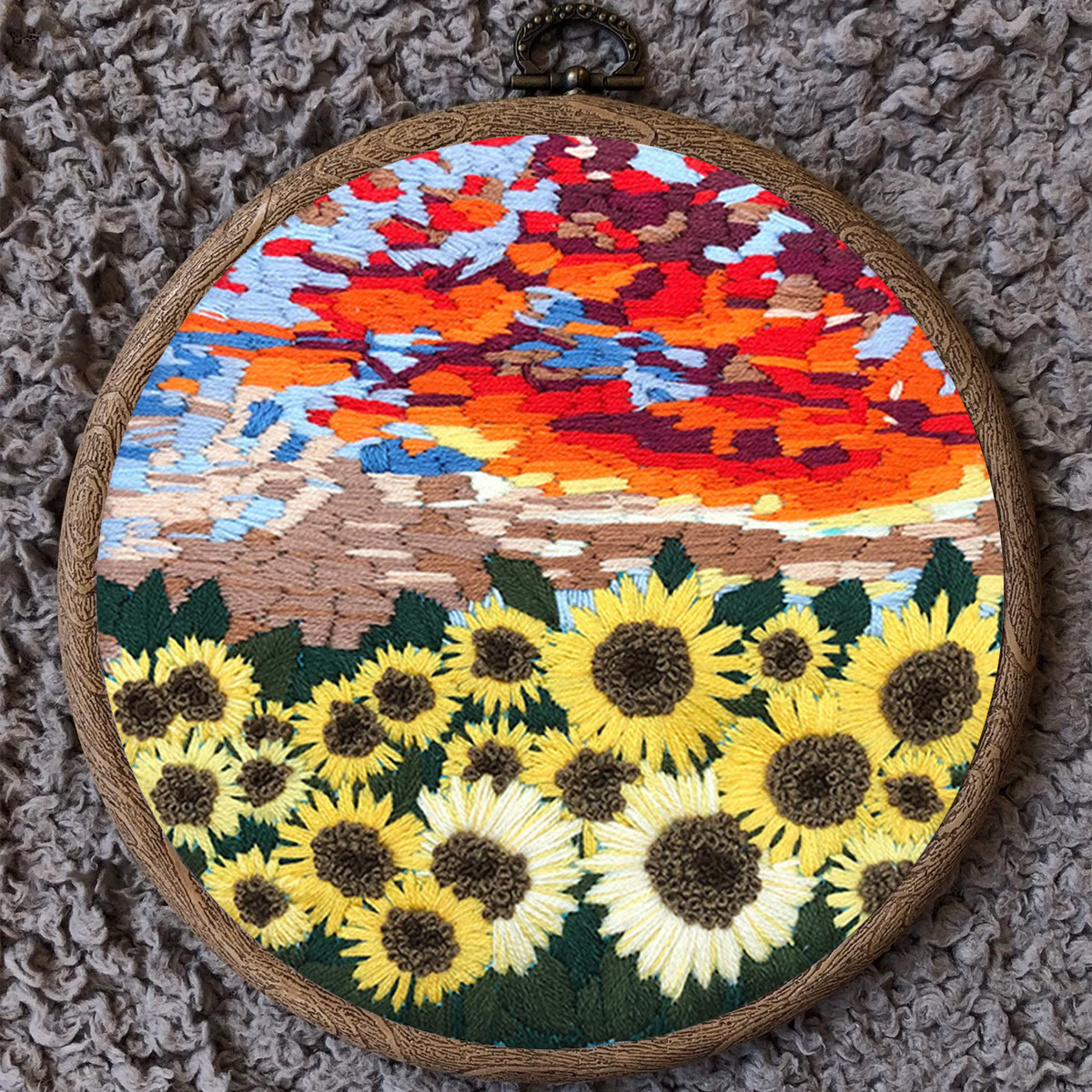 Rubbyoo Embroidery Kit - Floral Sunflower - image 10