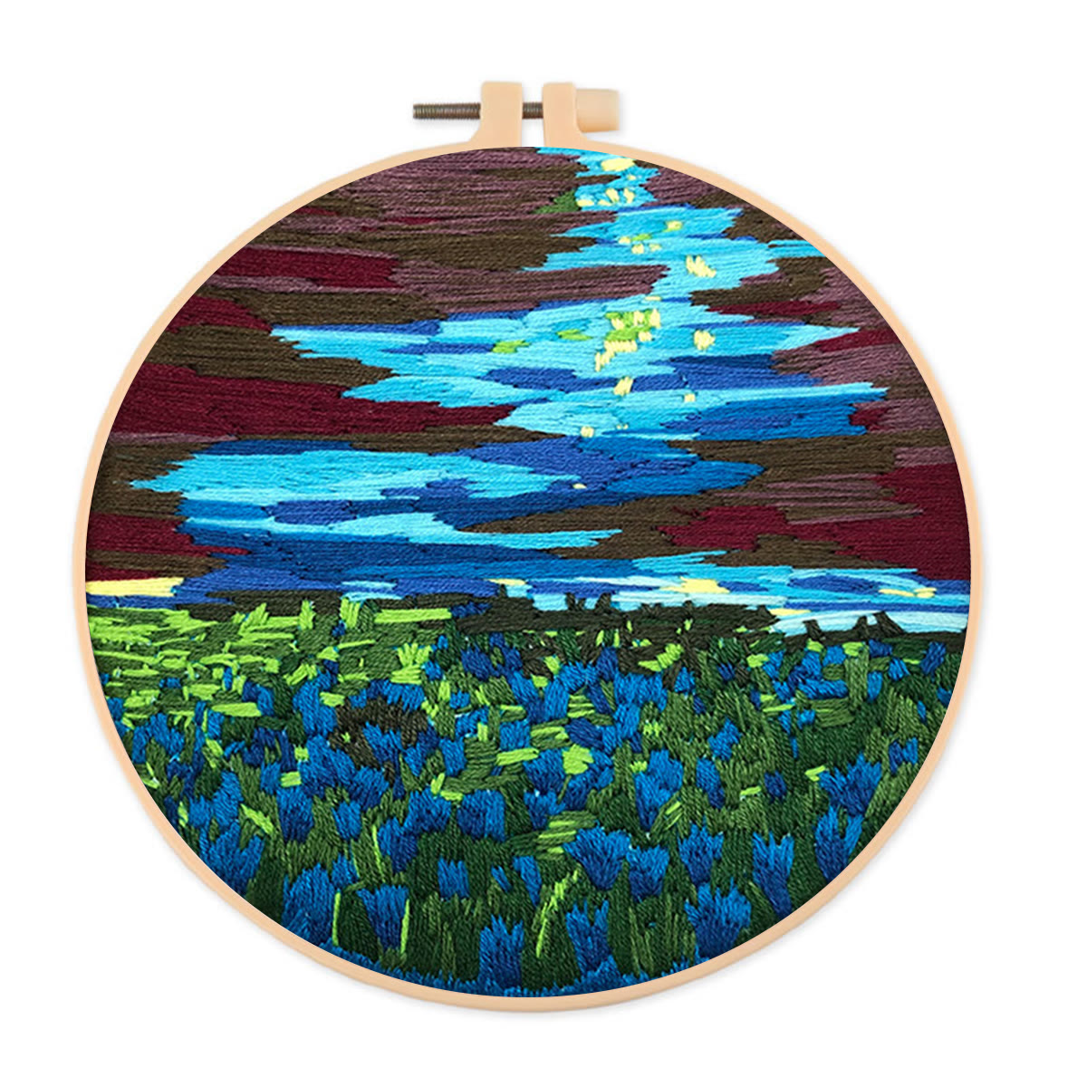 Rubbyoo Embroidery Kit - Claude Monet Water Lilies - image 1