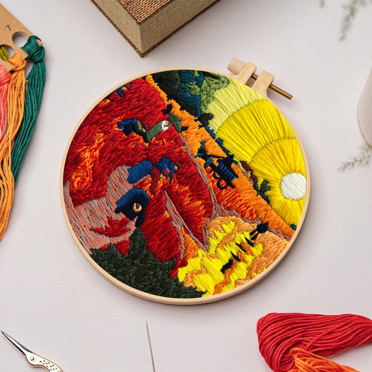 Rubbyoo Embroidery Kit - Van Gogh Art Painting - image 4