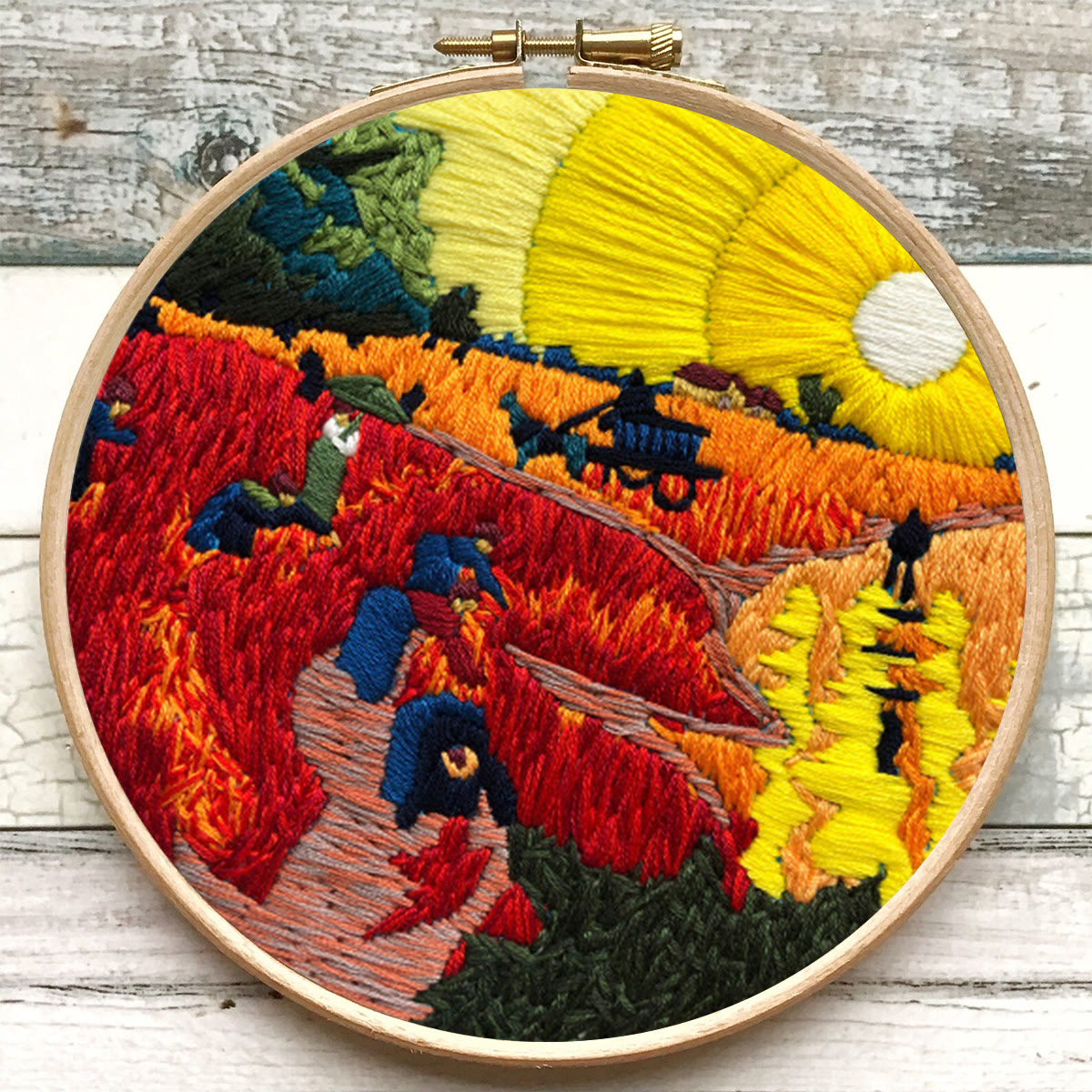 Rubbyoo Embroidery Kit - Van Gogh Art Painting - image 6