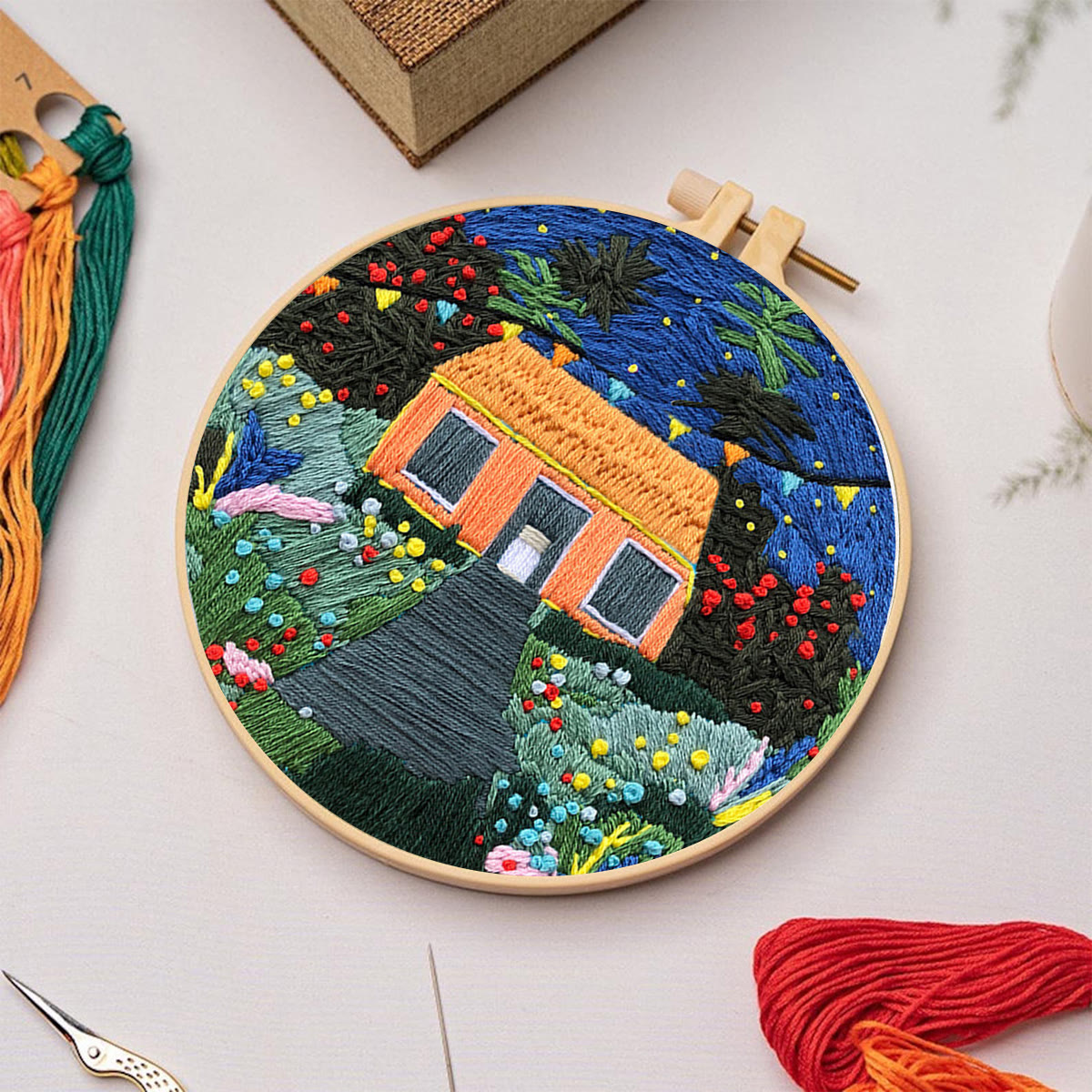 Rubbyoo Embroidery Kit - Starry Night Sky - image 4