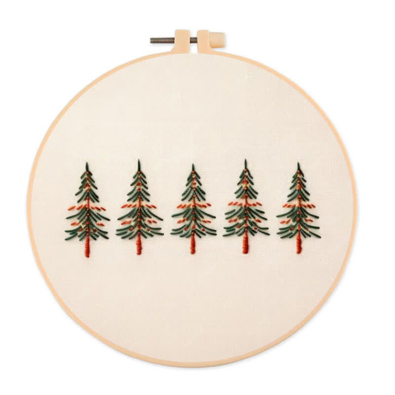 Rubbyoo Embroidery Kit - Easy Christmas Tree - image 1
