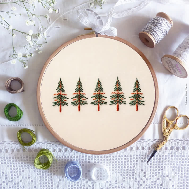 Rubbyoo Embroidery Kit - Easy Christmas Tree - image 8