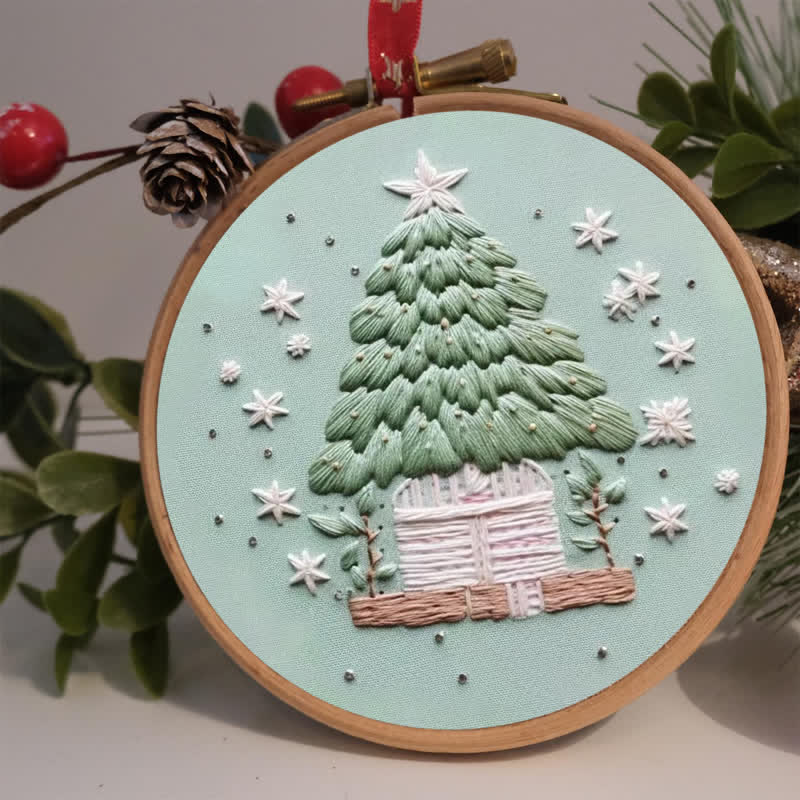 Rubbyoo Embroidery Kit - White Christmas - image 2