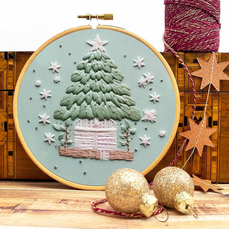 Rubbyoo Embroidery Kit - White Christmas - image 9