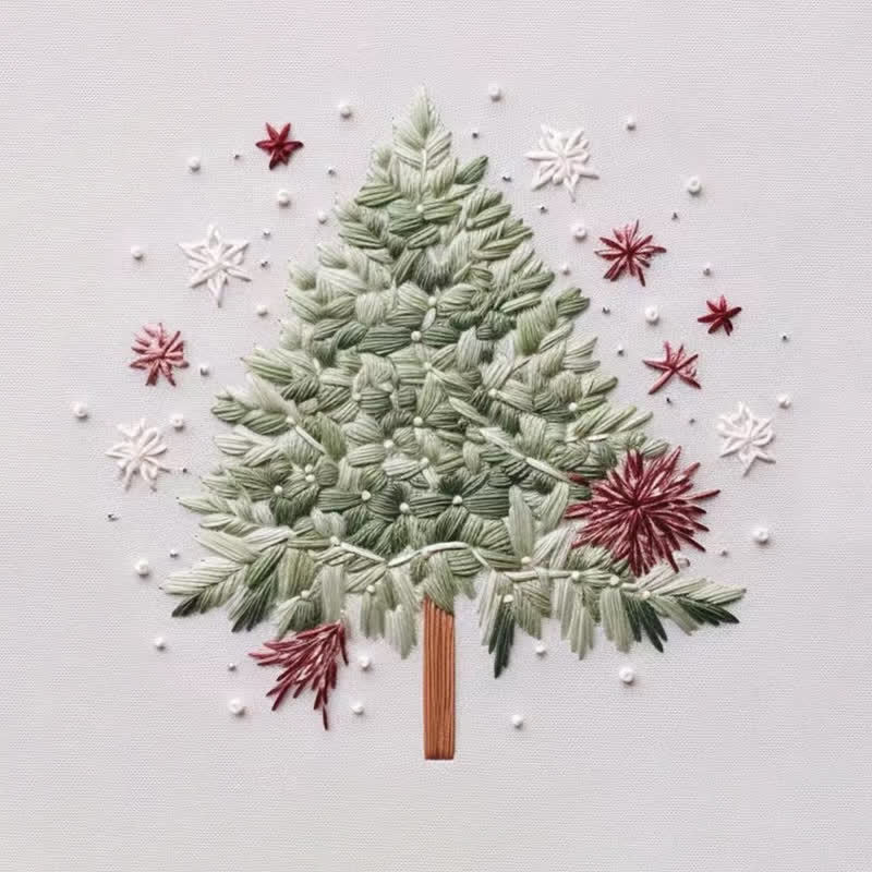 Rubbyoo Embroidery Kit - Snowfall - image 3