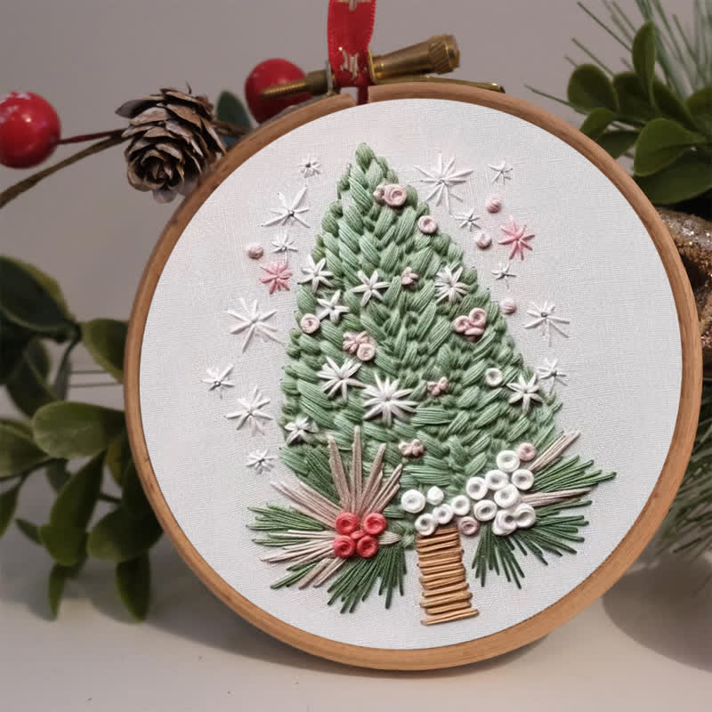 Rubbyoo Embroidery Kit - Floral Tree Advent Calendar 2024 - image 2