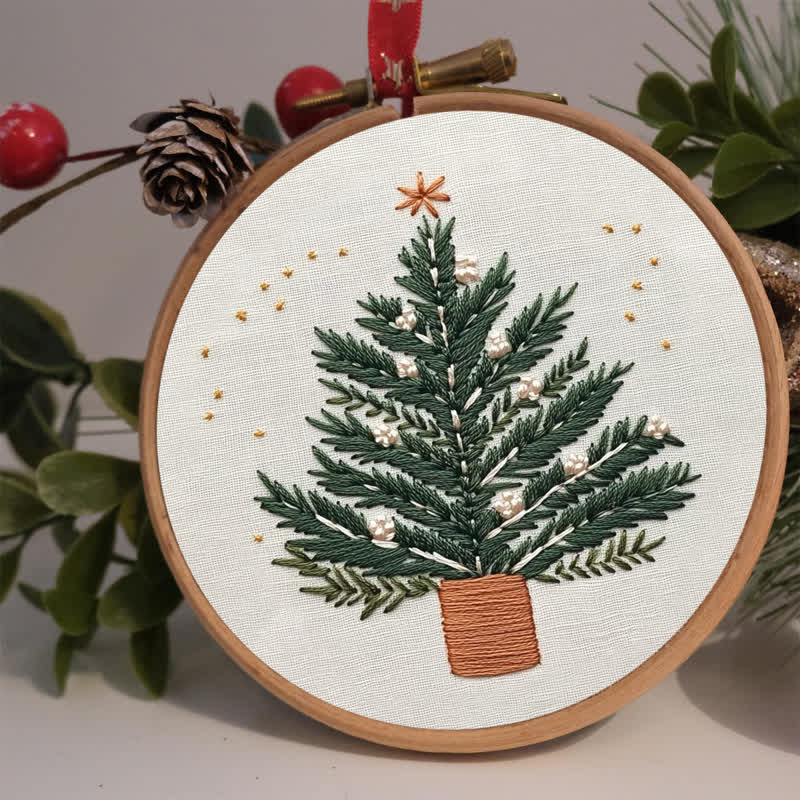 Rubbyoo Embroidery Kit - Christmas Embroidery Kit Beginner - image 2