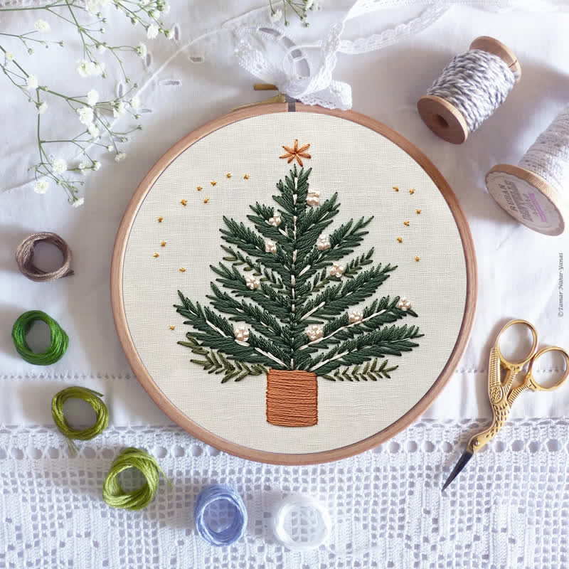 Rubbyoo Embroidery Kit - Christmas Embroidery Kit Beginner - image 8