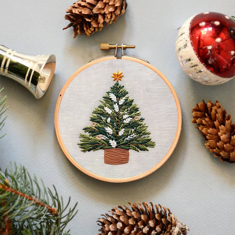Rubbyoo Embroidery Kit - Christmas Tree Ornament - image 3
