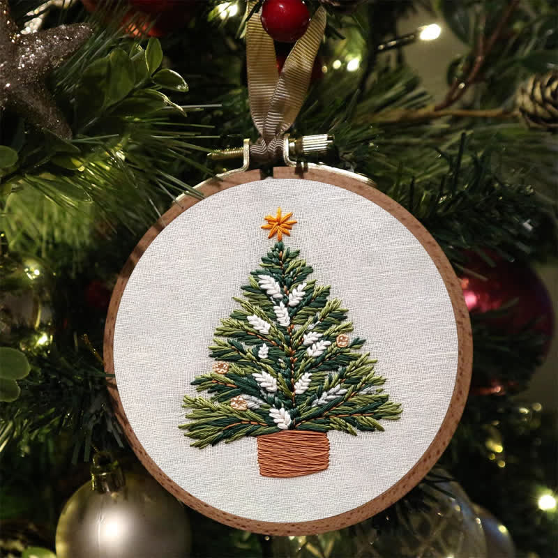Rubbyoo Embroidery Kit - Christmas Tree Ornament - image 6