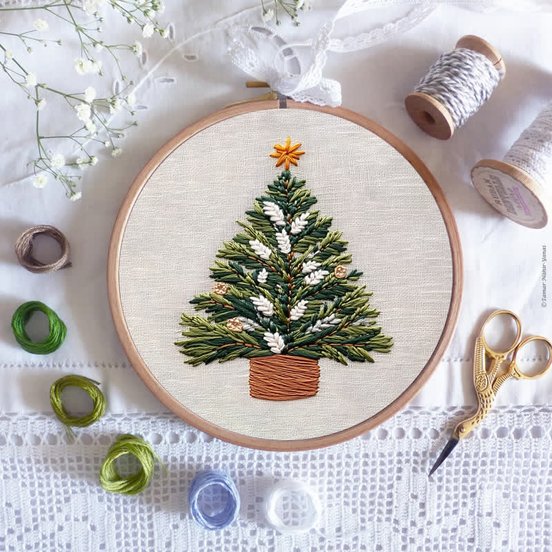 Rubbyoo Embroidery Kit - Christmas Tree Ornament - image 7