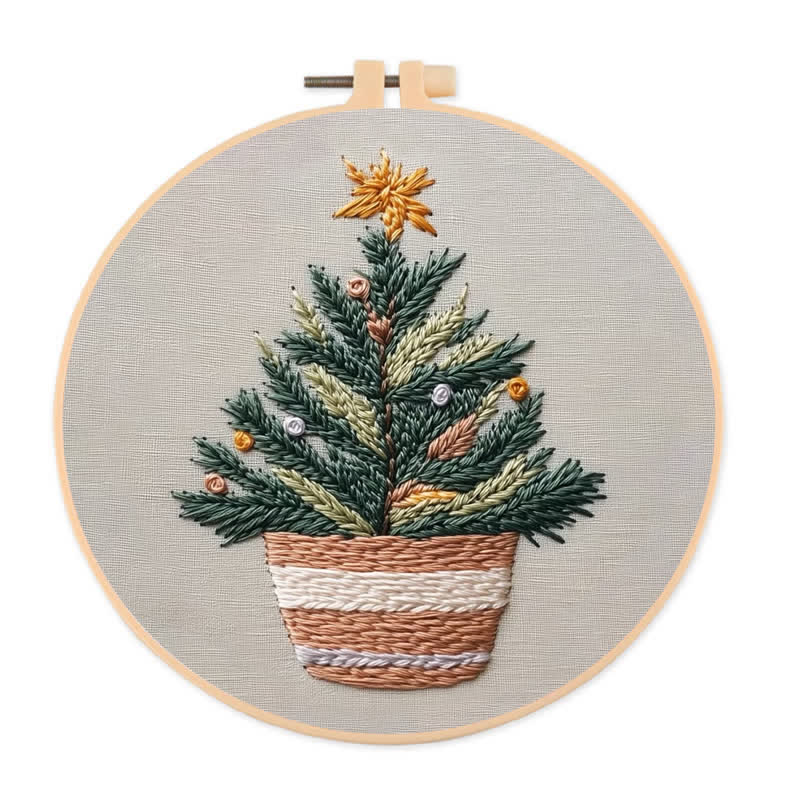 Rubbyoo Embroidery Kit - Handmade Christmas Tree - image 1