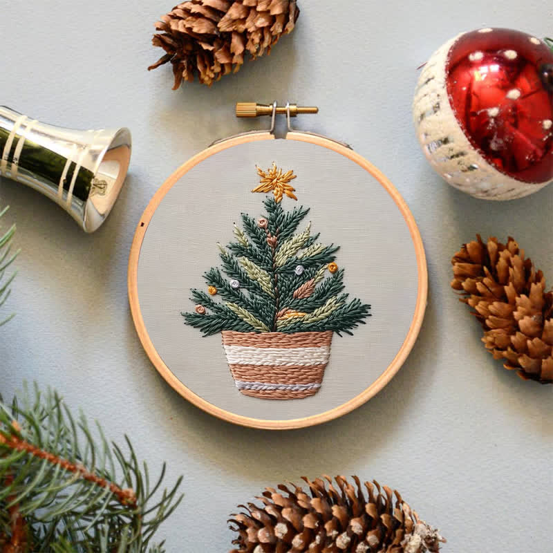 Rubbyoo Embroidery Kit - Handmade Christmas Tree - image 3