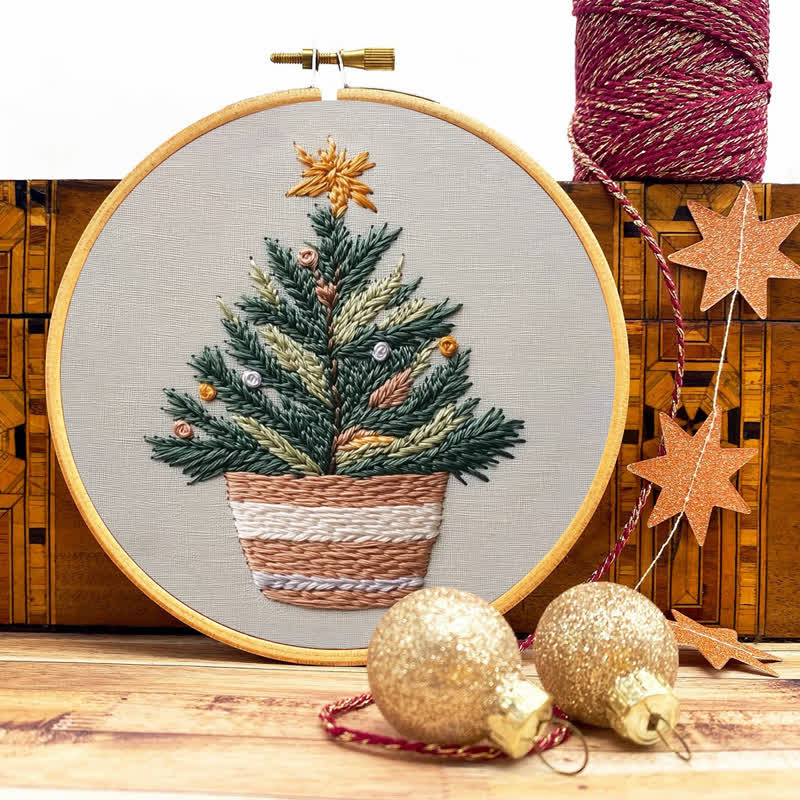 Rubbyoo Embroidery Kit - Handmade Christmas Tree - image 9