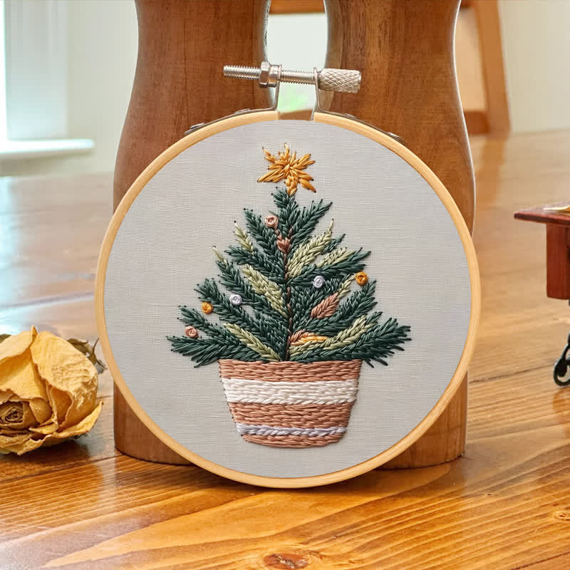 Rubbyoo Embroidery Kit - Handmade Christmas Tree - image 7