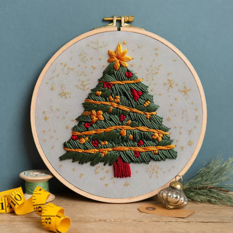 Rubbyoo Embroidery Kit - Amazing Christmas Tree Craft - image 4