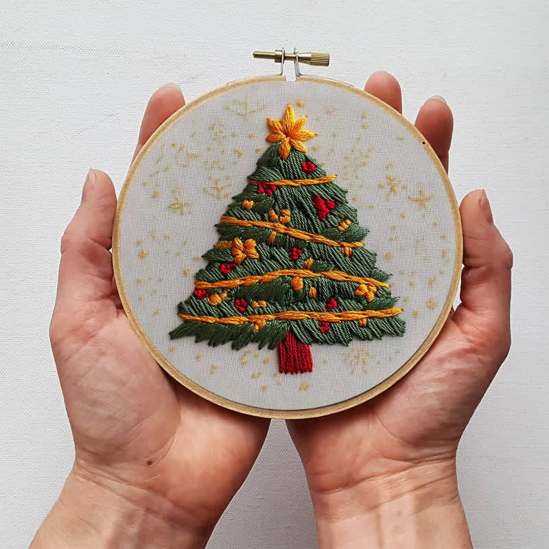 Rubbyoo Embroidery Kit - Amazing Christmas Tree Craft - image 3