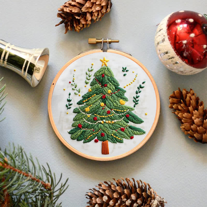 Rubbyoo Embroidery Kit - Cute Christmas Tree - image 3