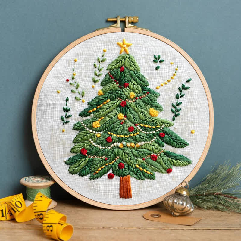 Rubbyoo Embroidery Kit - Cute Christmas Tree - image 2