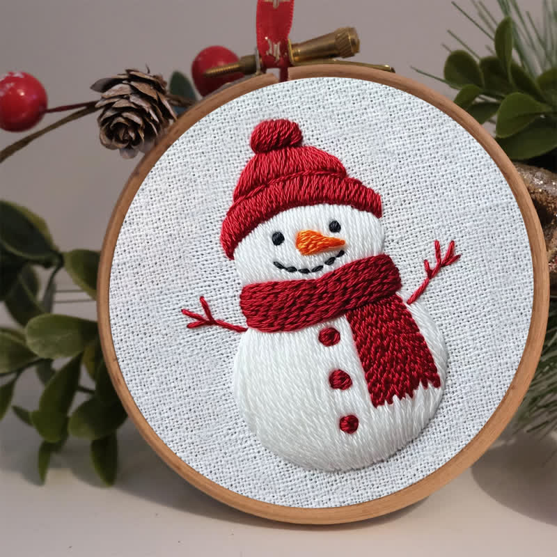 Rubbyoo Embroidery Kit -Snowman - image 3