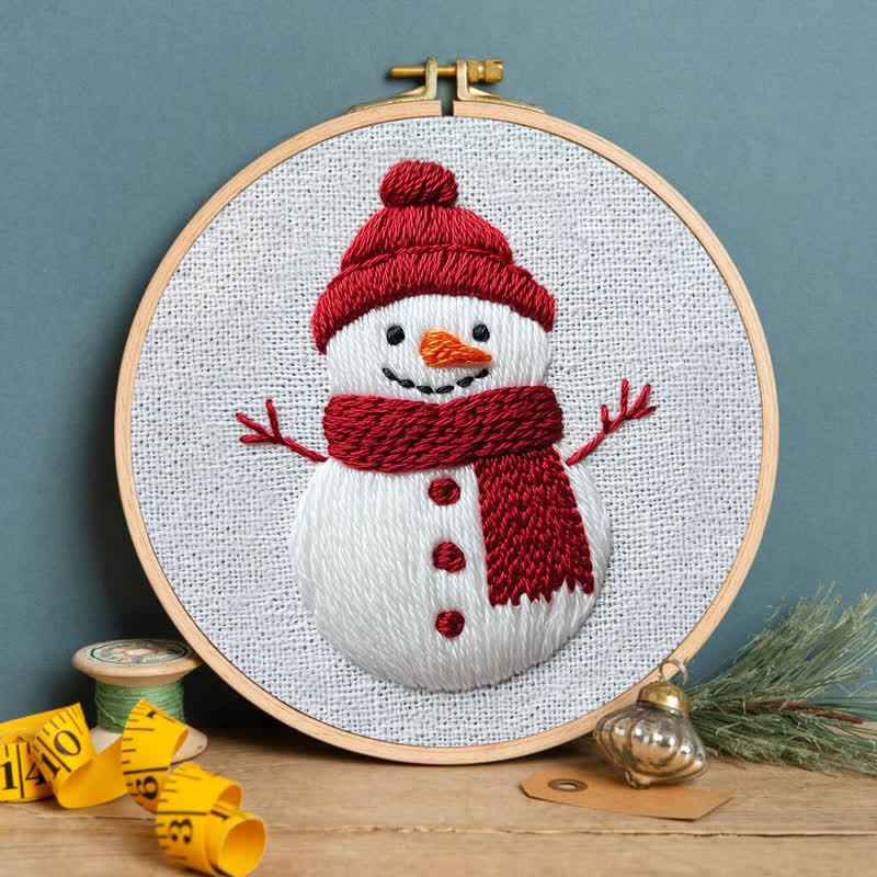 Rubbyoo Embroidery Kit -Snowman - image 2