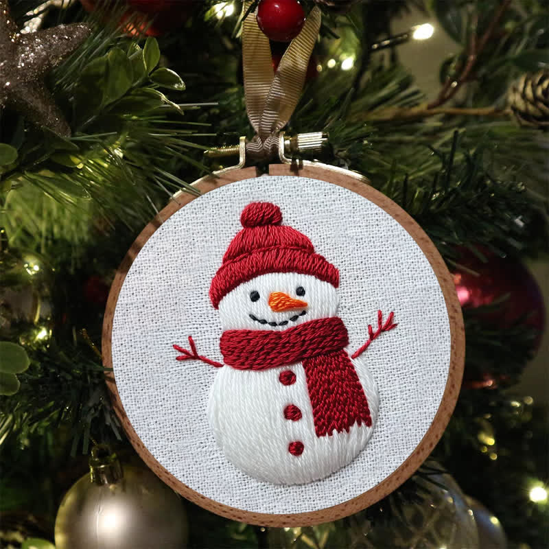 Rubbyoo Embroidery Kit -Snowman - image 6