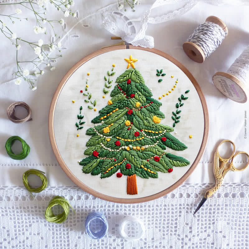 Rubbyoo Embroidery Kit - Cute Christmas Tree - image 6