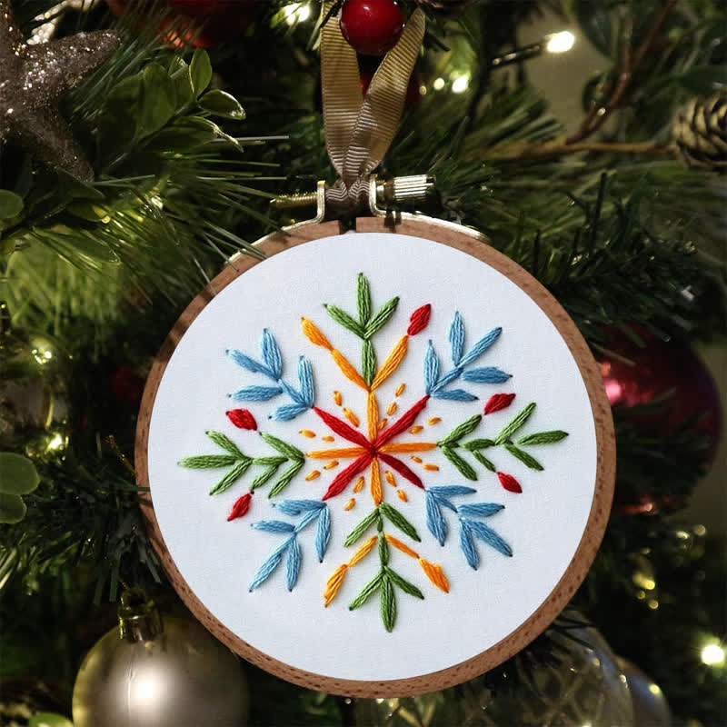 Rubbyoo Embroidery Kit - Festive Snowflake - image 4