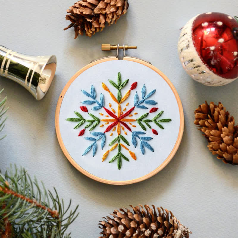 Rubbyoo Embroidery Kit - Festive Snowflake - image 6