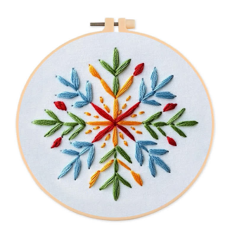 Rubbyoo Embroidery Kit - Festive Snowflake - image 1