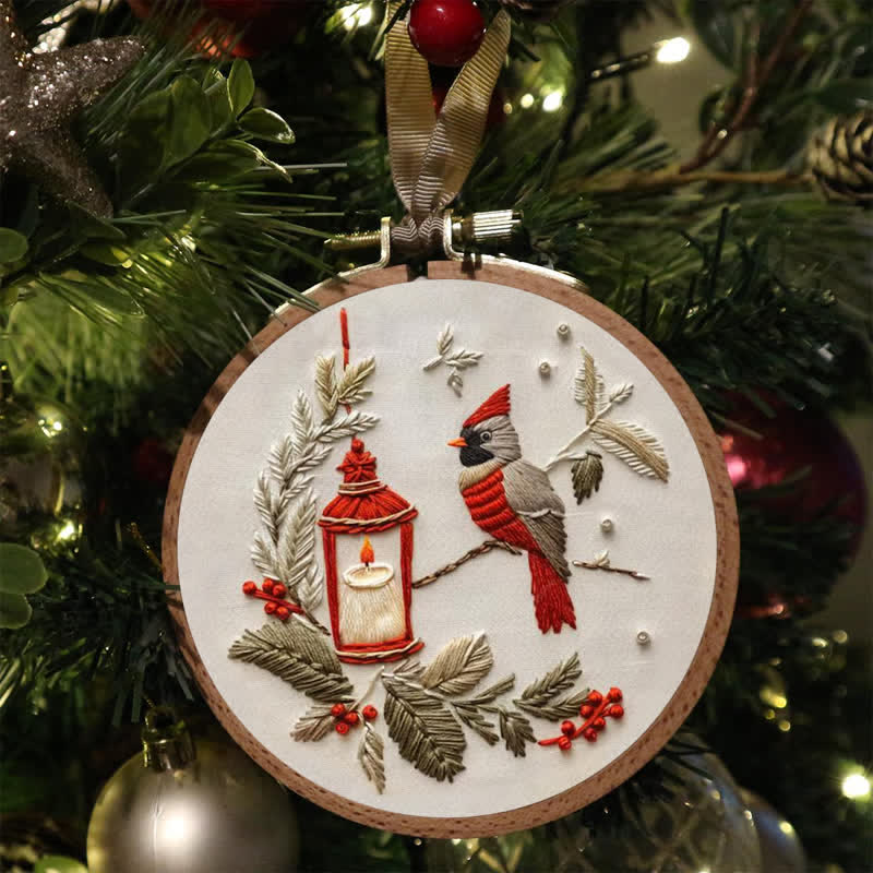 Rubbyoo Embroidery Kit - Red Cardinal - image 4