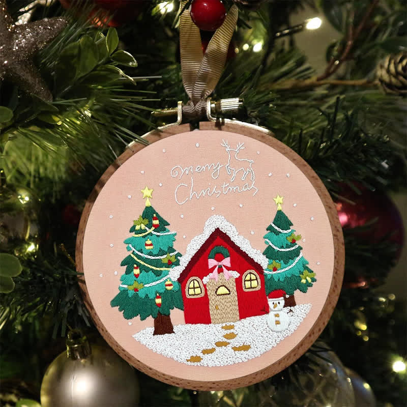 Rubbyoo Embroidery Kit - Christmas House - image 5