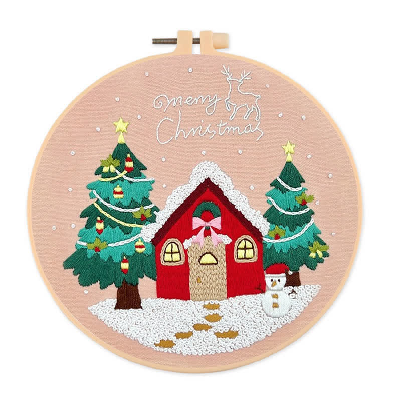 Rubbyoo Embroidery Kit - Christmas House - image 1