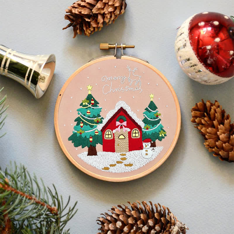 Rubbyoo Embroidery Kit - Christmas House - image 3