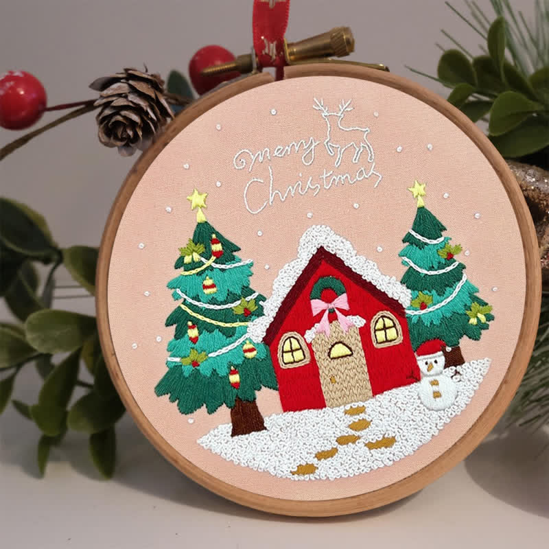 Rubbyoo Embroidery Kit - Christmas House - image 2