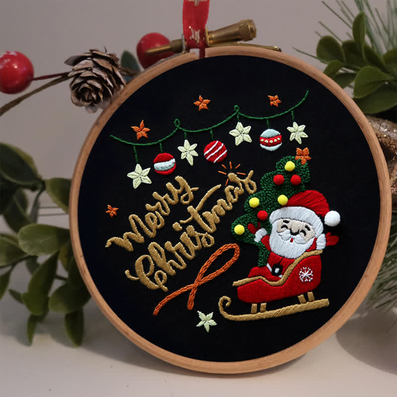 Rubbyoo Embroidery Kit - Santa Claus Is Coming  - image 3