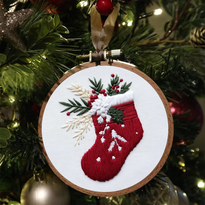Rubbyoo Embroidery Kit - Christmas Stocking Pattern   - image 6